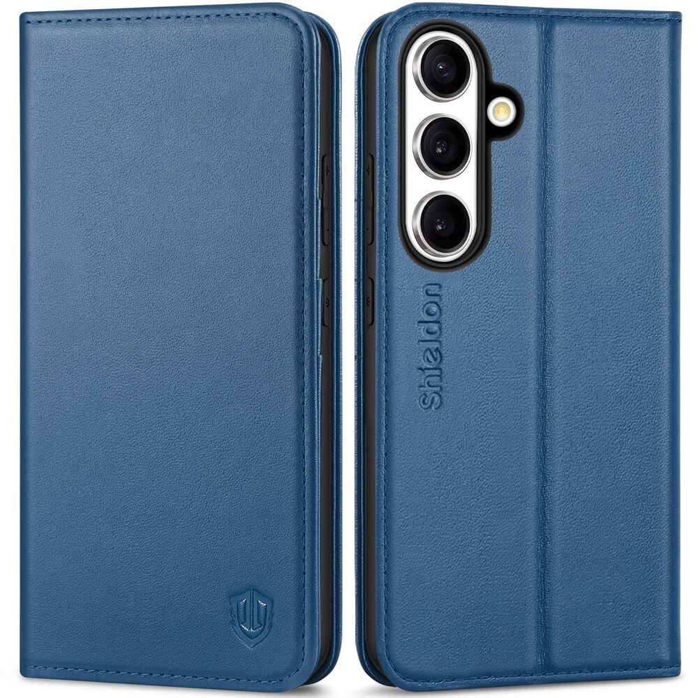 Galaxy S25 6.2", Genuine Leather Magnetic Case,  20K-196PH006